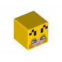 LEGO® Minifigure Head Modified Cube with Pixelated Light Nou