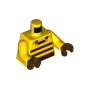 LEGO® Torso Pixelated Light Nougat Neck and Dark