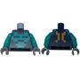 LEGO® Torso Pixelated Dark Turquoise and Black Shirt