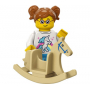 LEGO® Mini-Figurine Serie 24 Fille et Cheval à Bascule