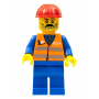 LEGO® Mini-Figurine Homme Mécanicien Train - Logo Train