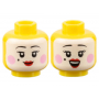 LEGO® Minifigure Head Dual Sided Female White Face