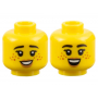 LEGO® Mini-Figurine Tête Femme 2 Expressions (1N)