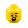 LEGO® Minifigure Head Black Eyebrows