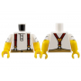 LEGO® Mini-Figurine Torse avec Bretelles et Polo