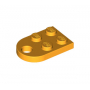 LEGO® Plate 2x3 - Arrondie et Passage Pour Connecteur