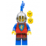 LEGO® Lion Knight - Female Flat Silver Helmet with Fixed Gri