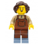 LEGO® Tavern Keeper - Male Reddish Brown Apron Sand Blue Leg