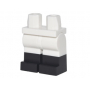 LEGO® Mini-Figurine Jambes 2 Couleurs Blanc et Noir