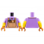 LEGO® Mini-Figurine Torse Salopette Bricoleur (4U)