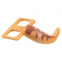 LEGO® Minifigure Costume Tail Dinosaur Reddish Brown Stripes