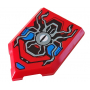 LEGO® Tile Modified 2x3 Pentagonal with Silver Spider