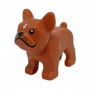 LEGO® Dog French Bulldog with Black Eyes