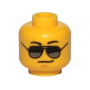 LEGO® Mini-Figurine Tête Homme Lunette de Soleil (6Z)