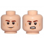 LEGO® Mini-Figurine Tête Homme 2 Expressions (6S)