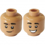 LEGO® Mini-Figurine Tête Homme 2 Expressions (6W)