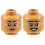 LEGO® Mini-Figurine Tête Femme 2 Expressions (6V)