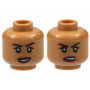 LEGO® Mini-Figurine Tête Femme 2 Expressions (2A)