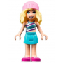 LEGO® Friends Stephanie Metallic Light Blue Swimsuit Top