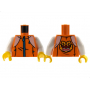 LEGO® Torso JAcket White Shoulder Dark Azure Zippers