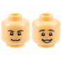 LEGO® Mini-Figurine Tête Homme 2 Expressions (6E)