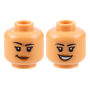 LEGO® Mini-Figurine Tête Femme 2 Expressions (6M)