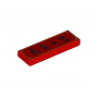 LEGO® Plate Lisse 1x3 Inscription Chinois Année du Tigre