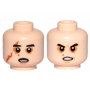 LEGO® Minifigure Head Dual Sided SW Black Eyebrows