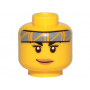 LEGO® Mini-Figurine Tête Femme Avec Bandeau Imprimé (4Y)