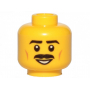 LEGO® Mini-Figurine Tête Homme avec Moustache (6W)