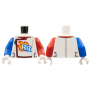 LEGO® Mini-Figurine Torse Imprimé RR et Boule de Feu