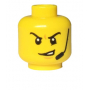 LEGO® Minifigure Head Angry Eyebrows and Scowl with Open Mou