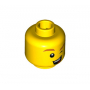 LEGO® Minifigure Head Orange Eyebrows Winking