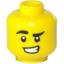 LEGO® Mini-Figurine Tête Homme avec Sourire (8O)