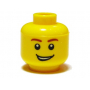 LEGO® Minifigure Head Male Reddish Brown Eyebrows Open Lopsi