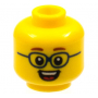 LEGO® Minifigure Head Reddish Brown