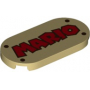 LEGO® Tile Round 2x4 Oval with Red Mario and 4 Black Dots