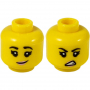 LEGO® Minifigure Head Dual Sided Female