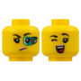 LEGO® Mini-Figurine Tête Femme Deux Expressions (8L)