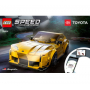 LEGO® Notice - Papier Set 76901 Speed Toyoto GR Supra