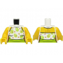LEGO® Torso Female Swimsuit with Lime Yellowish Green
