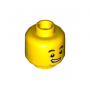LEGO® Mini-Figurine Tête Homme Sourire en Coin (8D)