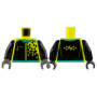 LEGO® Torso Jacket Medium Azure Collar and Hem