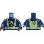 LEGO® Torso Diving Suit with Yellowish Green Harness and Pol