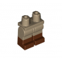 LEGO® Mini-Figurine Jambes Beige Foncé et Marron c3