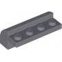 LEGO® Slope Curved 2x4x1x1/3 with 4 Recessed Studs