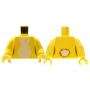 LEGO® Torso White Fur Stomach and Cottonail Pattern