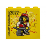 LEGO® Brique 2x4x3 Imprimée Legoland 2022 Femme Pirate