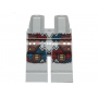 LEGO® Hips and Legs with Blue and Red Zigzag