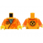 LEGO® Minifigure Torso Robe with Orange Trim